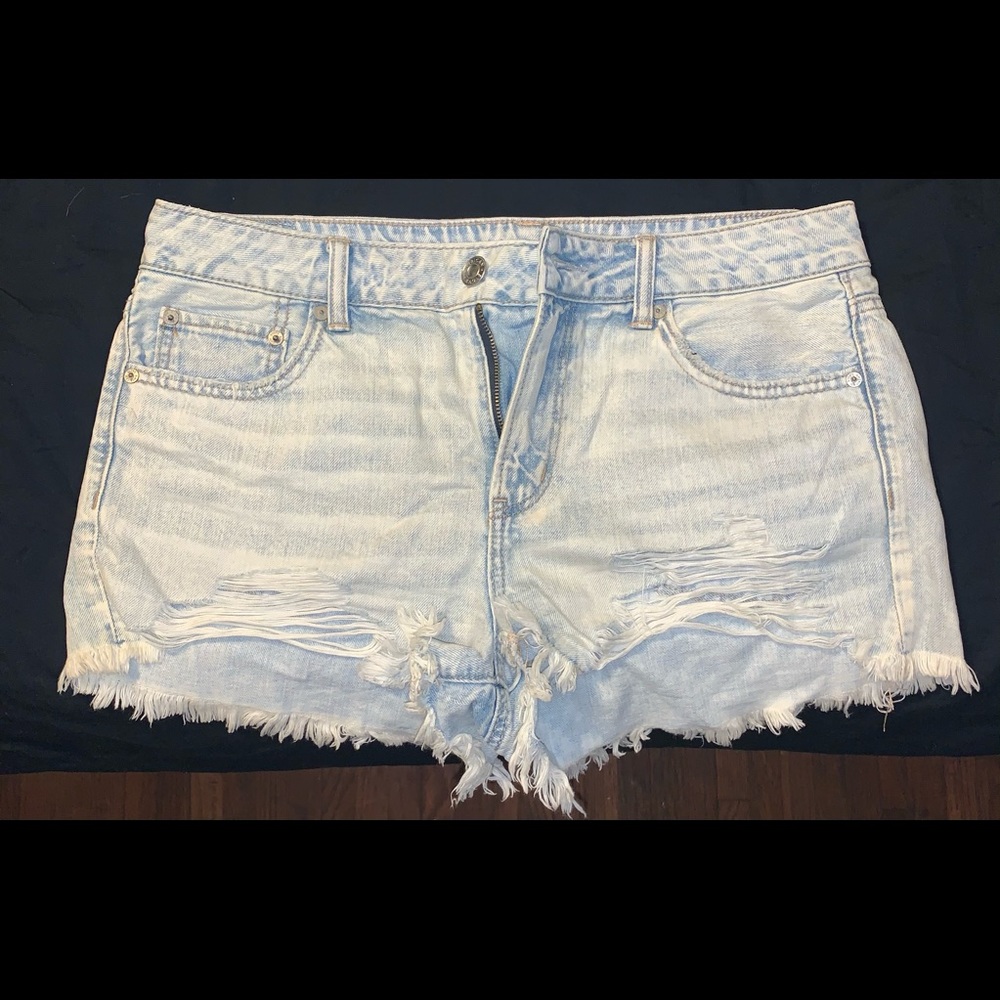 American Eagle Ripped Jean Shorts